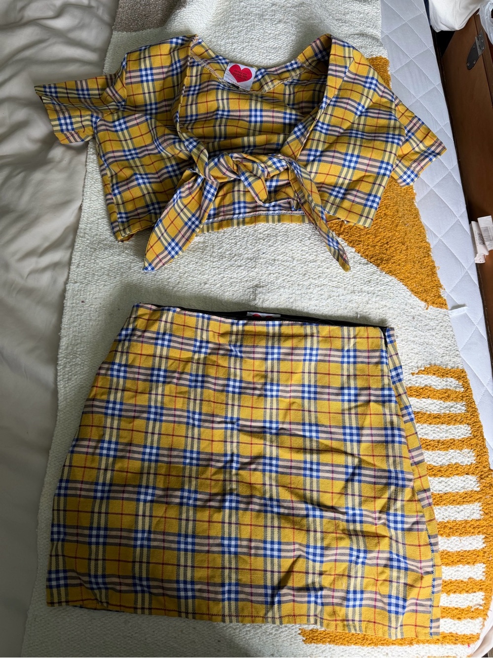 O-Mighty Clueless Cher two piece Halloween costume